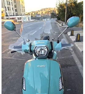 MOTOCAM Skyjet Bellina Ön Cam 2024-2026 Model 41cm Şeffaf Renkli 4mm Elcikli APARATSIZ