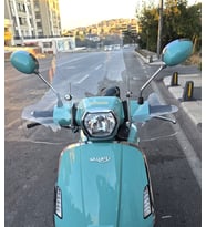 MOTOCAM Skyjet Bellina Ön Cam 2024-2026 Model 41cm Şeffaf Renkli 4mm Elcikli APARATSIZ