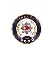 Ankara Arması 3D, 2025 Yeni Tip, Cırtlı, Standart Ölçü, 1.sınıf Kalite (Çok Renkli)
