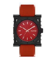 Hummel Erkek Kadın Spor Kol Saati Siyah Kırmızı Hm-3003Ma-4 (Siyah-Kırmızı)
