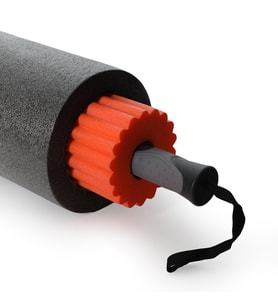 Zerogym Multi Foam Foam Roller, 3 Parça 3 Fonksiyon Masaj Çubuklu, Turuncu