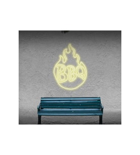 BBQ Yazılı ve Şekilli Neon Tabela