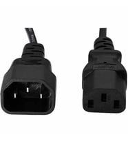PM-567 C14 C13 Power Güç Kablosu Ara Uzatma 3x0.75mm 1.8 Metre UPS PDU Kablosu (10A 250V)