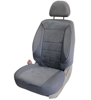 Mitsubishi Carisma Uyumlu Tay Tüyü Kumaş Oto Koltuk Kılıfı - DÜZ FÜME (Karışık)