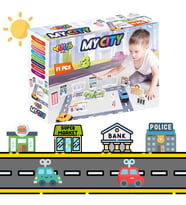 My City Otoyol Eğitici Puzzle Seti - 75 Parça