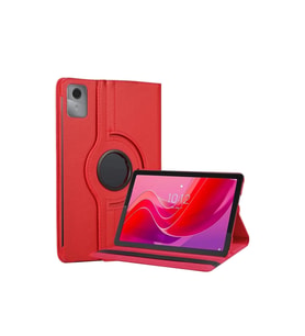 Lenovo Tab M11 Tb330fu 360 Tablet Deri Kılıf - Kırmızı