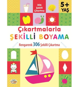 Çıkartmalarla Şekilli Boyama 5 Yaş Üstü