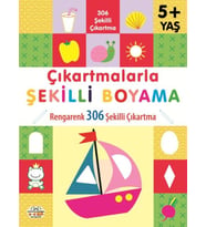 Çıkartmalarla Şekilli Boyama 5 Yaş Üstü
