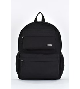 Fossil Unisex Çok Gözlü Günlük Seyahat Okul Sırt Çantası Siyah 9503