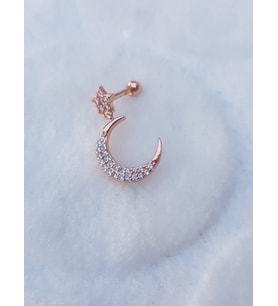 Tragus Küpe Piercing Çelik