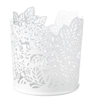 Tealight mumluk, beyaz, 8 cm