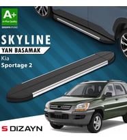 S-Dizayn Kia Sportage 2 Skyline Krom Yan Basamak 173 Cm 2004-2010 A+ Kalite