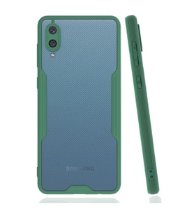 Samsung Galaxy A02 Kılıf Platin Silikon - Yeşil