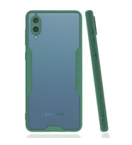 Samsung Galaxy A02 Kılıf Platin Silikon - Yeşil