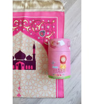 Kumbaralı Silindir Kutu Çocuk Seccadesi Pembe S1038