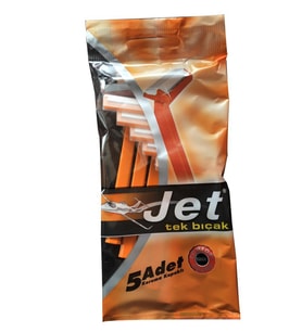 Jet Tek Bıçaklı 5 Adet Erkek Kullan At Tıraş Bıçağı