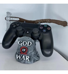  God of War Joystick Standı, God of War Baltalı Konsol Standı