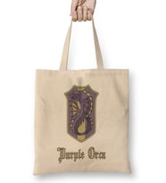 Anime Shachihoko Manga Black Clover Purple Orca Badge Bez Çanta Uzun Saplı