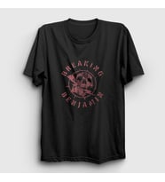 Presmono Unisex Siyah Bolt Breaking Benjamin T-Shirt 376801tt
