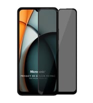 Microsonic Xiaomi Redmi A3 Privacy 5D Gizlilik Filtreli Cam Ekran Koruyucu Siyah