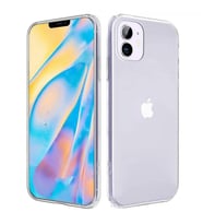 Apple iPhone 12 6.1'' Ultra İnce Silikon Kılıf Şeffaf