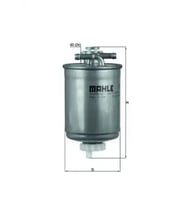 MAHLE KL103 Yakit Filtresi 6K0127401G 6K0127401H