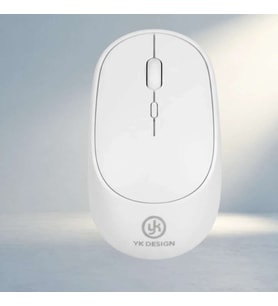 Ergonomik Beyaz Kablosuz Mouse USB Alıcılı Ofis Oyun İçin