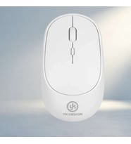 Ergonomik Beyaz Kablosuz Mouse USB Alıcılı Ofis Oyun İçin