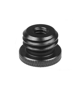 Ayex,1/4 inç Tripod Vidasını 5/8 İnçe Dönüştürücü Vida Adaptörü Siyah