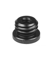 Ayex,1/4 inç Tripod Vidasını 5/8 İnçe Dönüştürücü Vida Adaptörü Siyah