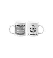 Avukat/Lawyer Hukukçu Temalı Hediyelik İkili Beyaz Seramik Kupa Seti-2-İKİLİ
