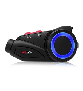 Maxto M3S 2K FHD 1440P Kameralı Intercom Motosiklet Kask Intercom - YENİ SÜRÜM
