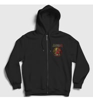 Presmono Unisex Siyah Poster Fleshgod Apocalypse Fermuarlı Kapüşonlu Sweatshirt 477433tt