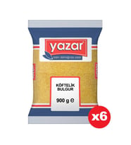 Yazar Köftelik Bulgur 900 Gr. x 6 Adet