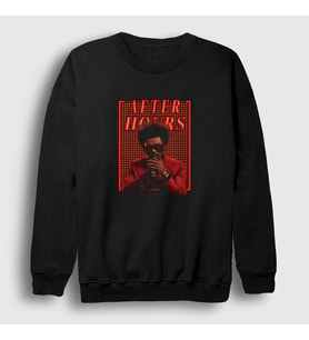 Presmono Unisex Siyah After Hours The Weeknd Sweatshirt 158468tt