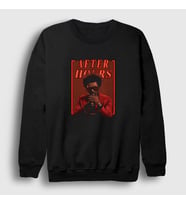 Presmono Unisex Siyah After Hours The Weeknd Sweatshirt 158468tt