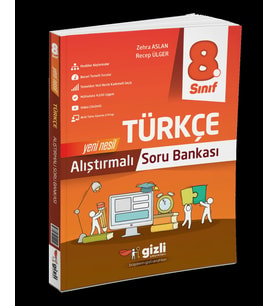Gizli Yayınları 8.Sınıf Türkçe Konu Anlatımlı Alıştırmalı Soru Bankası (2025)