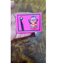 PEMBE ZİNCİRLİ SİNCAP ARMA DİKİŞ APLİKE 8X6 CM