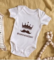 BK Kids Sünnet Oldum Tasarımlı Bebek Body Zıbın - Model 1