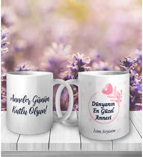 Kişiye Özel En Güzel Anne Kupa Bardak
