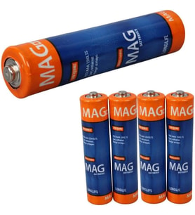 Parcbeny 29172 60 Adet MAG BATTERIES MG-26172 KARBON ÇİNKO AAA 60'LI İNCE KALEM KUMANDA PİLİ (R03 UM-4)