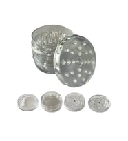 OP-01 PLASTİK GRINDER 4 Kat Tutun Baharat Öğütücü Parçalayıcı Mıknatıslı Gırgır