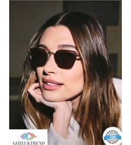 VOGUE  HAİLEY BİEBER SERİSİ KADIN GÜNEŞ GÖZLÜĞÜ ROZE ALTIN    4245 515273 53 17 135