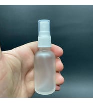 30 Ml Buzlu Cam Şişe Beyaz Spreyli ,  30Cc Buzlucam Spreyli Boş Şişe x 6 Adet