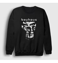 Presmono Unisex Siyah Band Müzik Bauhaus Sweatshirt 506607tt