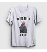 Presmono Unisex Beyaz SHHHH Jose Mourinho T-Shirt 429630tt (Beyaz)