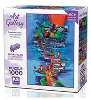KS Games 1000 Parça Balıkçılar Serisi I Puzzle