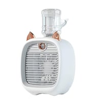 EZERE Hava Nemlendiricili Masaüstü Fan Taşınabilir Mini Klima Soğutucu-(5775) - SSSSSS1775-832