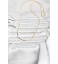 CM 14K Renk Yassı Zincir Model 60 cm Kadın Kolye 5886