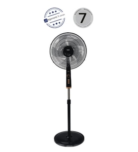 Raks SF 18 Lindos Siyah Zaman Ayarlı Ayaklı Vantilatör 75W
